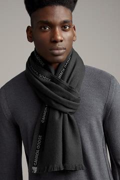 Accesorios Canada Goose Hombre México - Invierno Bufanda Grises VU0413952